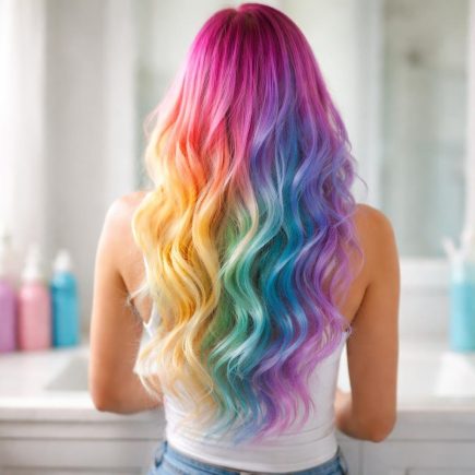 femme-cheveux-teints-lavabo-salle-de-bain