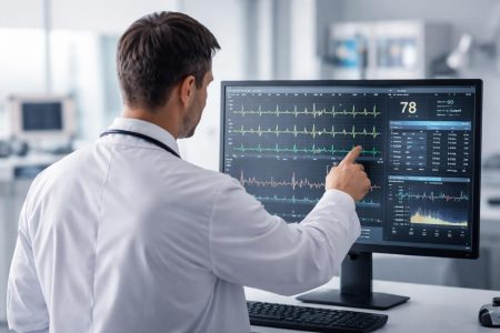 medecin-blouse-blanche-ecran-cabinet