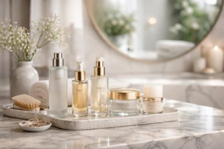 salle-bain-moderne-marbre-soins-miroir