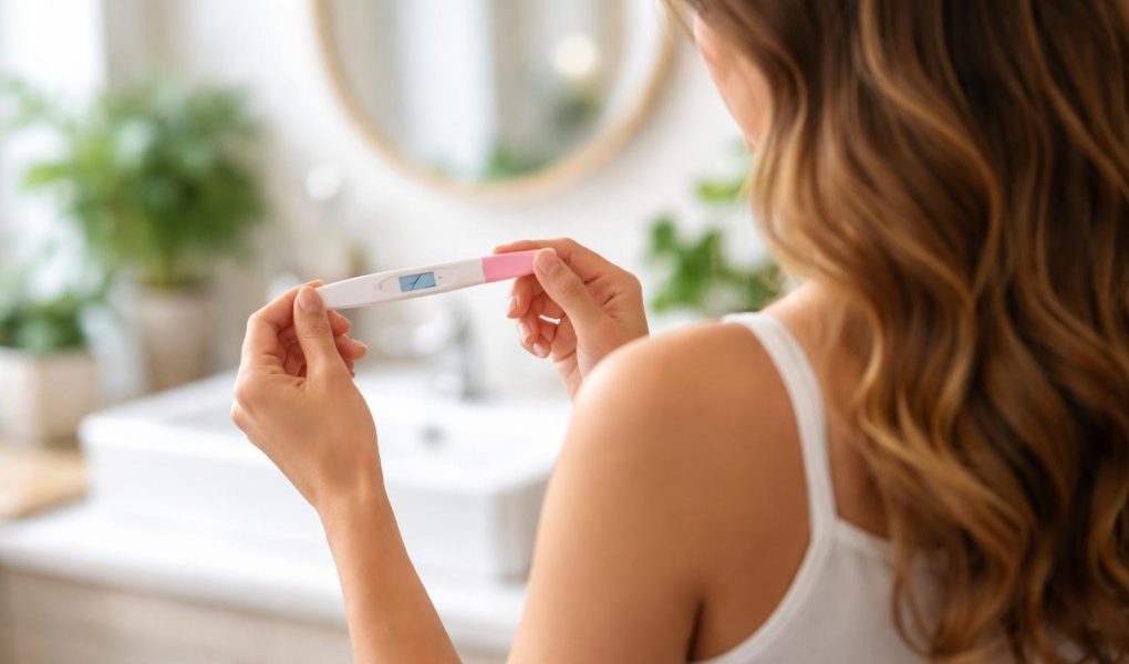 femme-test-grossesse-salle-bains