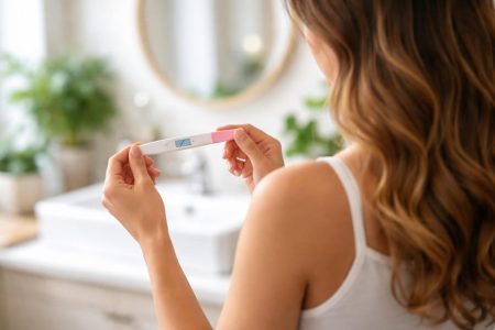 femme-test-grossesse-salle-bains