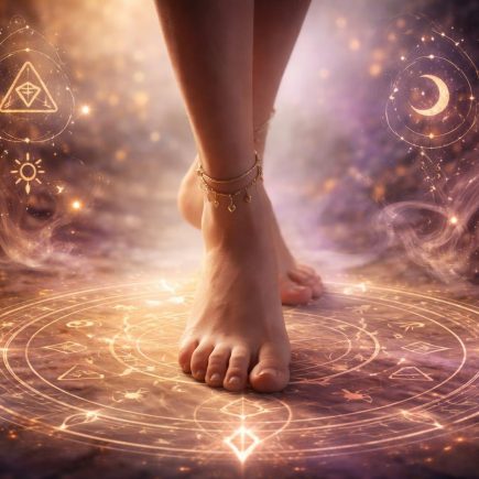 pied-motifs-mystiques-arriere-plan-abstrait