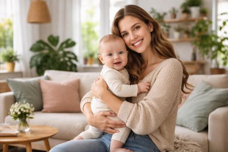 mere-bebe-salon-lumineux-plantes