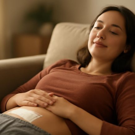 personne-canape-bandage-abdomen