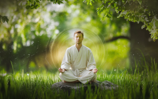 guerisseur-medite-nature-rayons-soleil