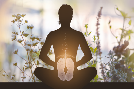 silhouette-personne-talon-abdomen-herbes